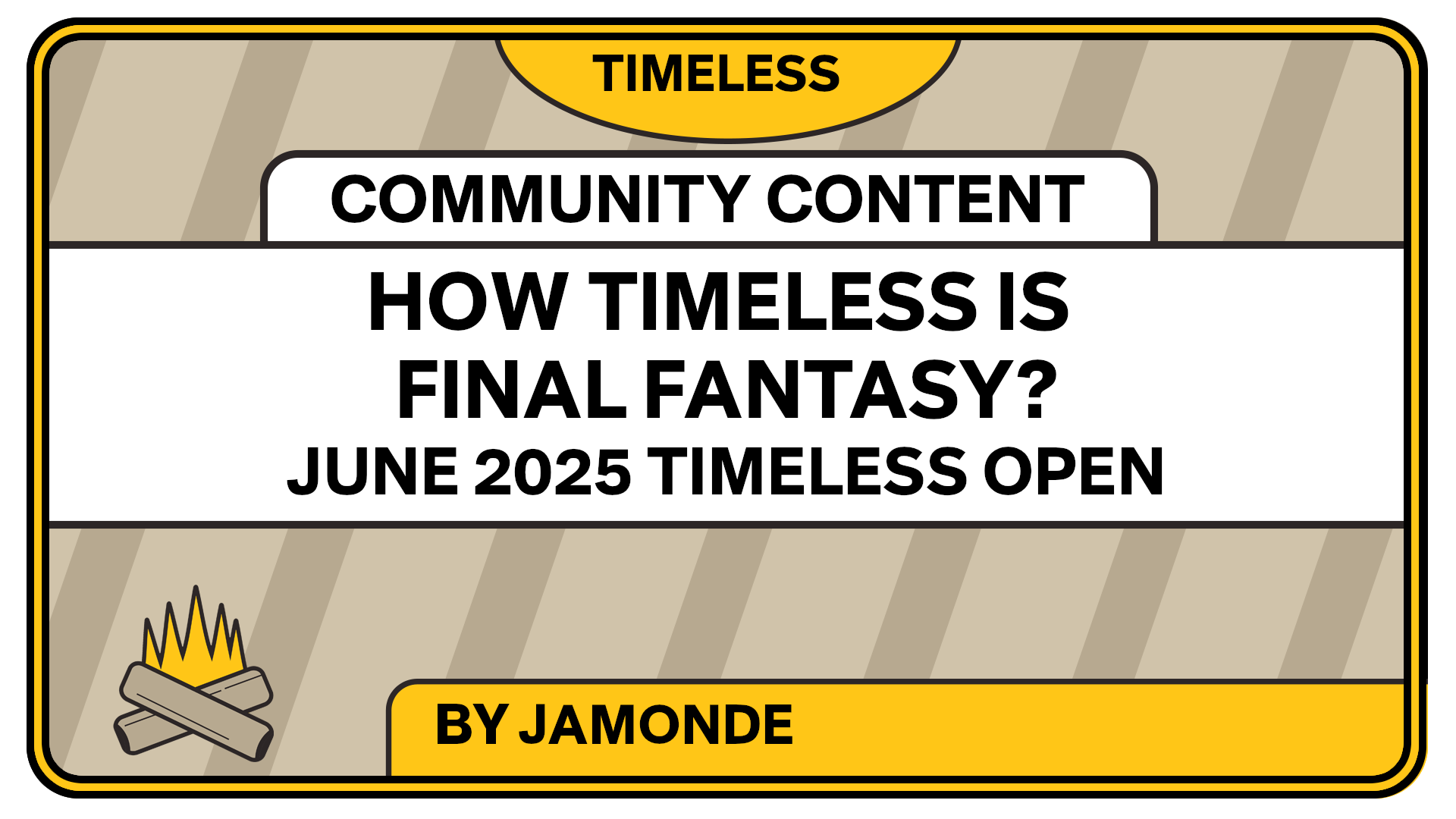 A Report on the June 2025 Timeless Open